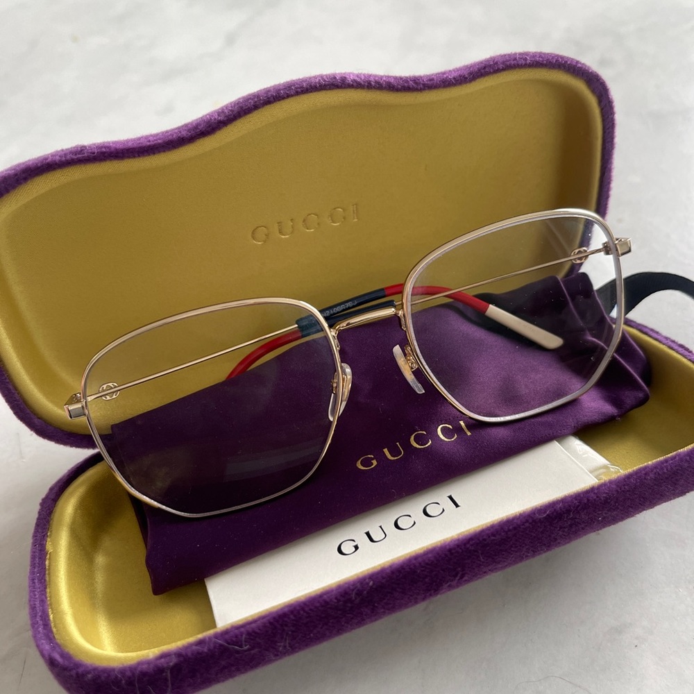 Gucci hexagonal glasses